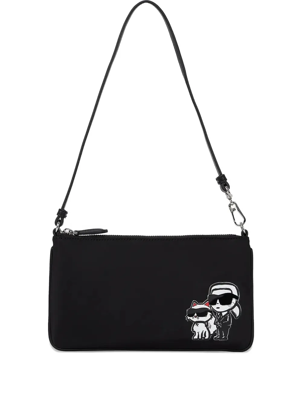 Karl Lagerfeld Ikon ショルダーバッグ - ブラック Karl Lagerfeld Ikon ショルダーバッグ - ブラック
