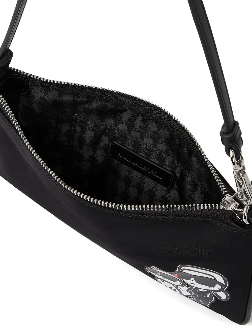 Karl Lagerfeld Ikon kleine schoudertas Zwart
