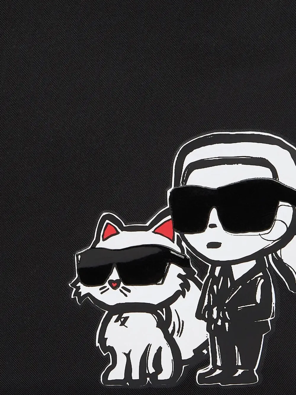 Karl Lagerfeld Ikon kleine schoudertas Zwart