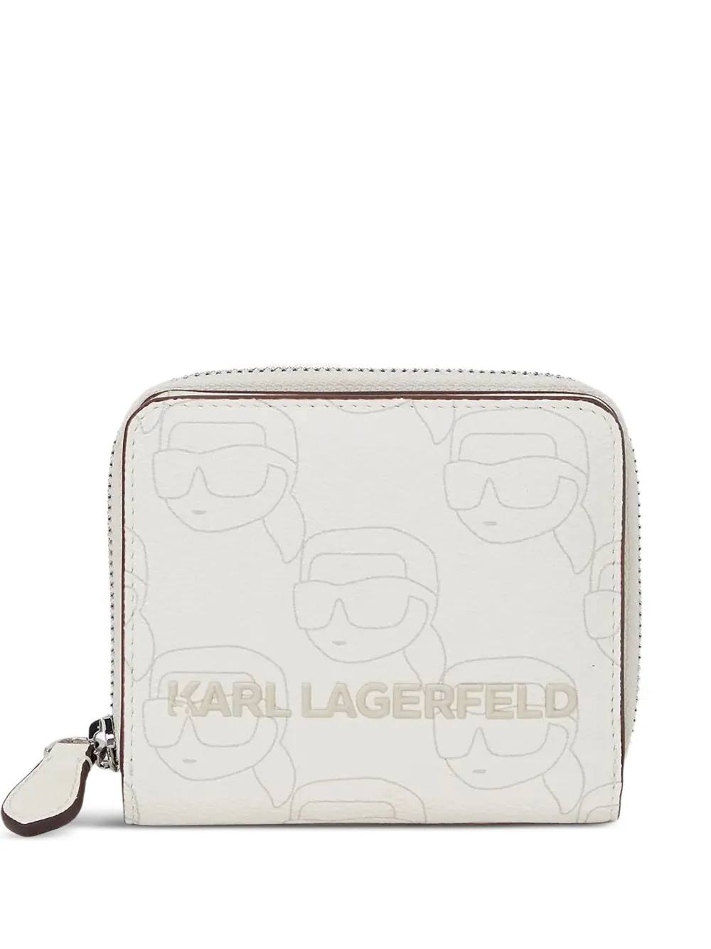 Karl Lagerfeld logo-print wallet | White | Image 1