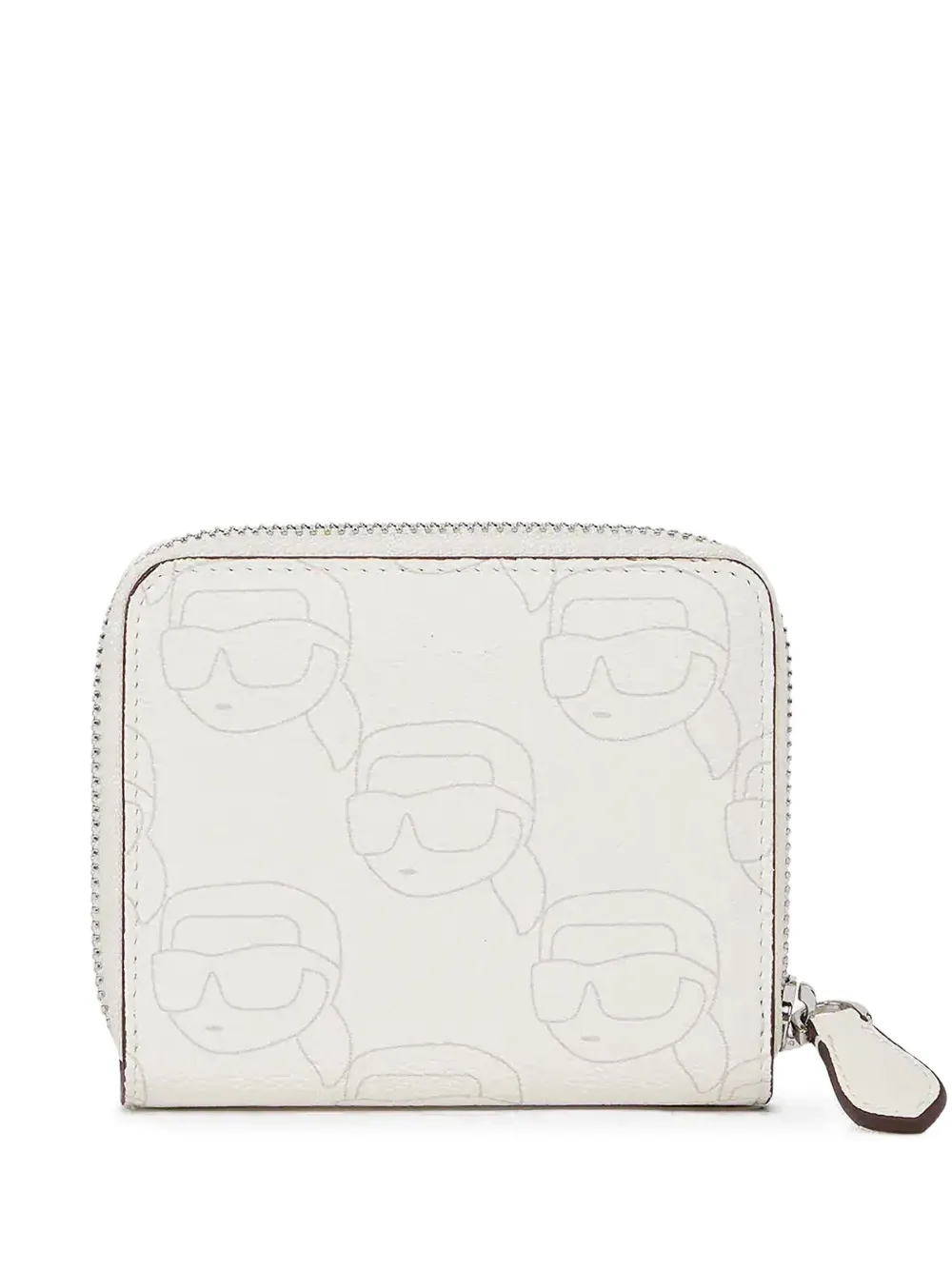 Karl Lagerfeld logo-print wallet - Wit