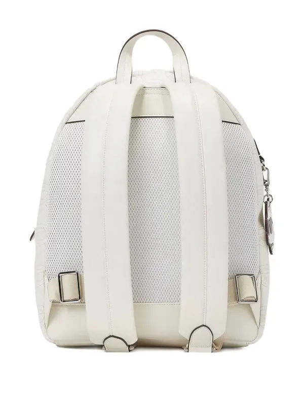 Karl Lagerfeld Ikon Monogram Backpack | White | FARFETCH display picture 1