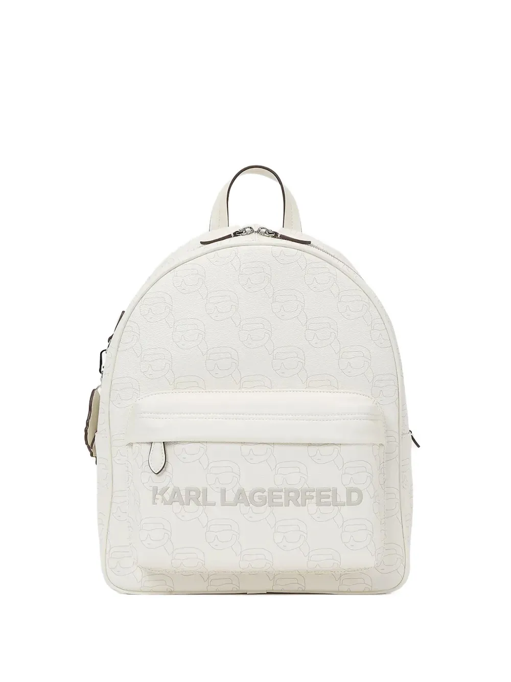Karl Lagerfeld mochila con logo en relieve | blanco | Image 1