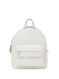 Karl Lagerfeld Ikon Monogram backpack - White