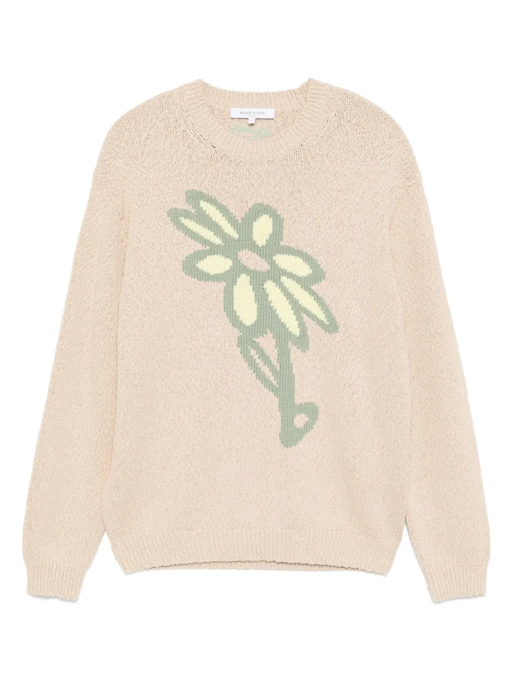 Maison Kitsuné suéter Abstract Daisy | neutro | Image 1