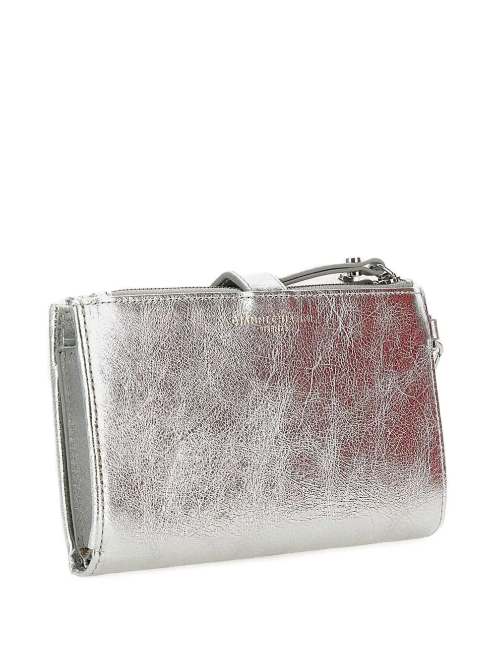 Gianni Chiarini Leather Wallet In 银色