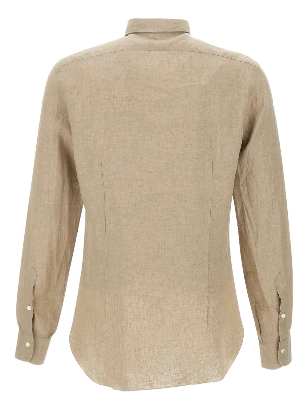 Barba Linnen overhemd Beige