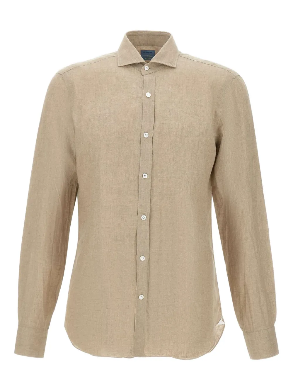Barba Linnen overhemd Beige