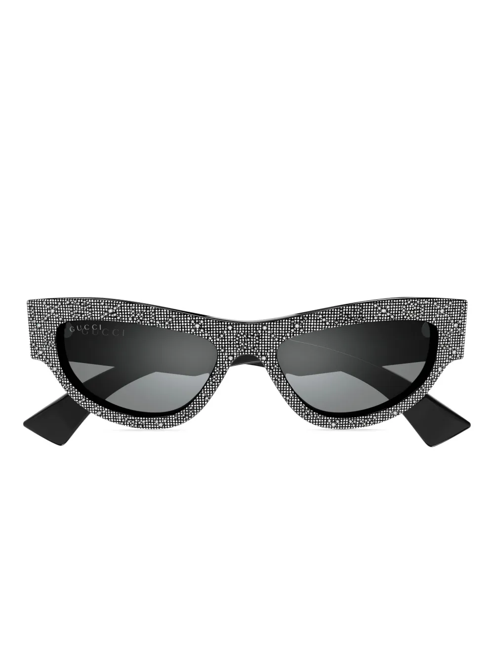 Gucci Eyewear Zonnebril met cat-eye montuur Zwart
