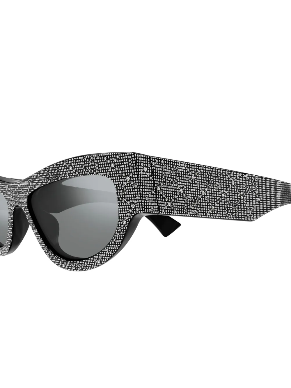 Gucci Eyewear Zonnebril met cat-eye montuur Zwart