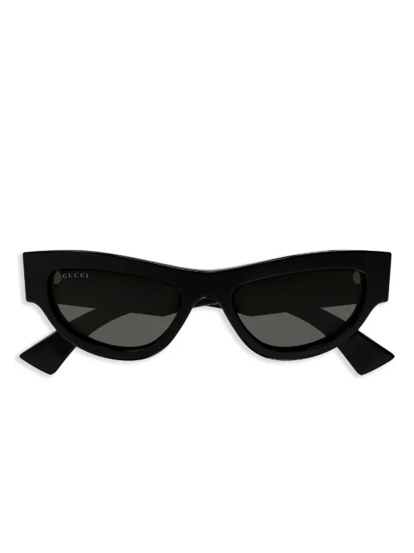 GUCCI グッチ キャットアイ サングラス ブラック 黒 GG Gucci Eyewear 