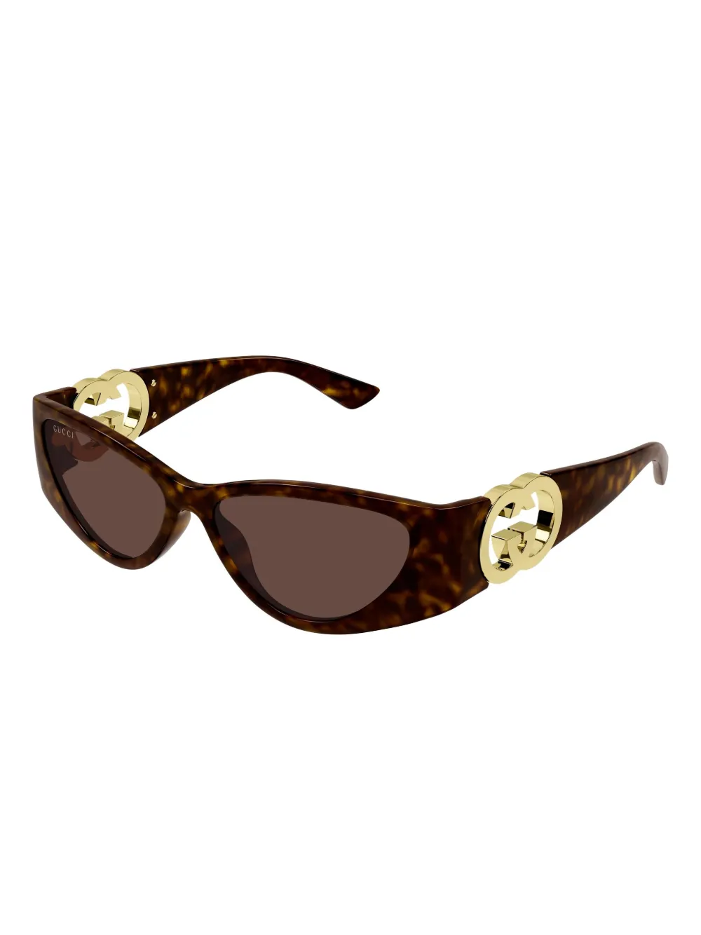 Gucci Eyewear cat-eye frame sunglasses - Bruin