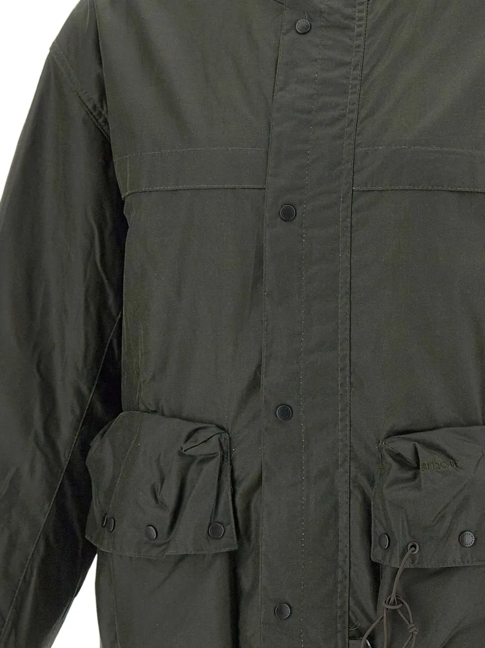 Shop Barbour Cotton Jacket In Green