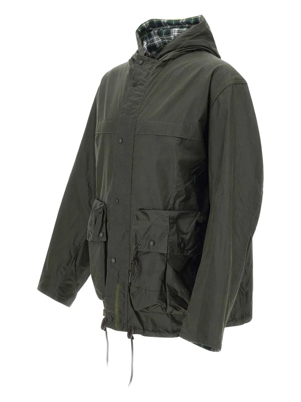Shop Barbour Cotton Jacket In Green