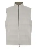 Eleventy linen gilet - White