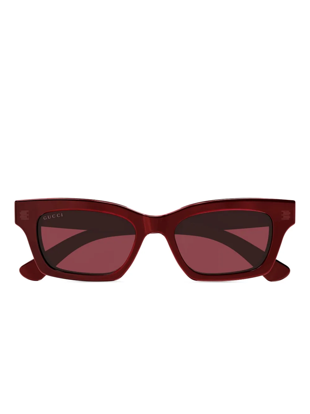 Gucci Logo Rectangular Cat-eye Sunglasses