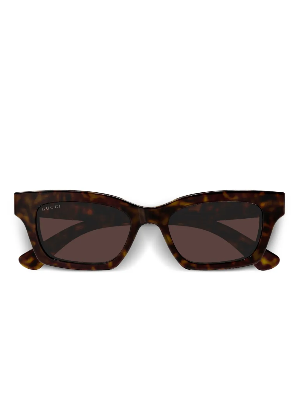 Gucci Eyewear lentes de sol con armazón rectangular | marrón | Image 1