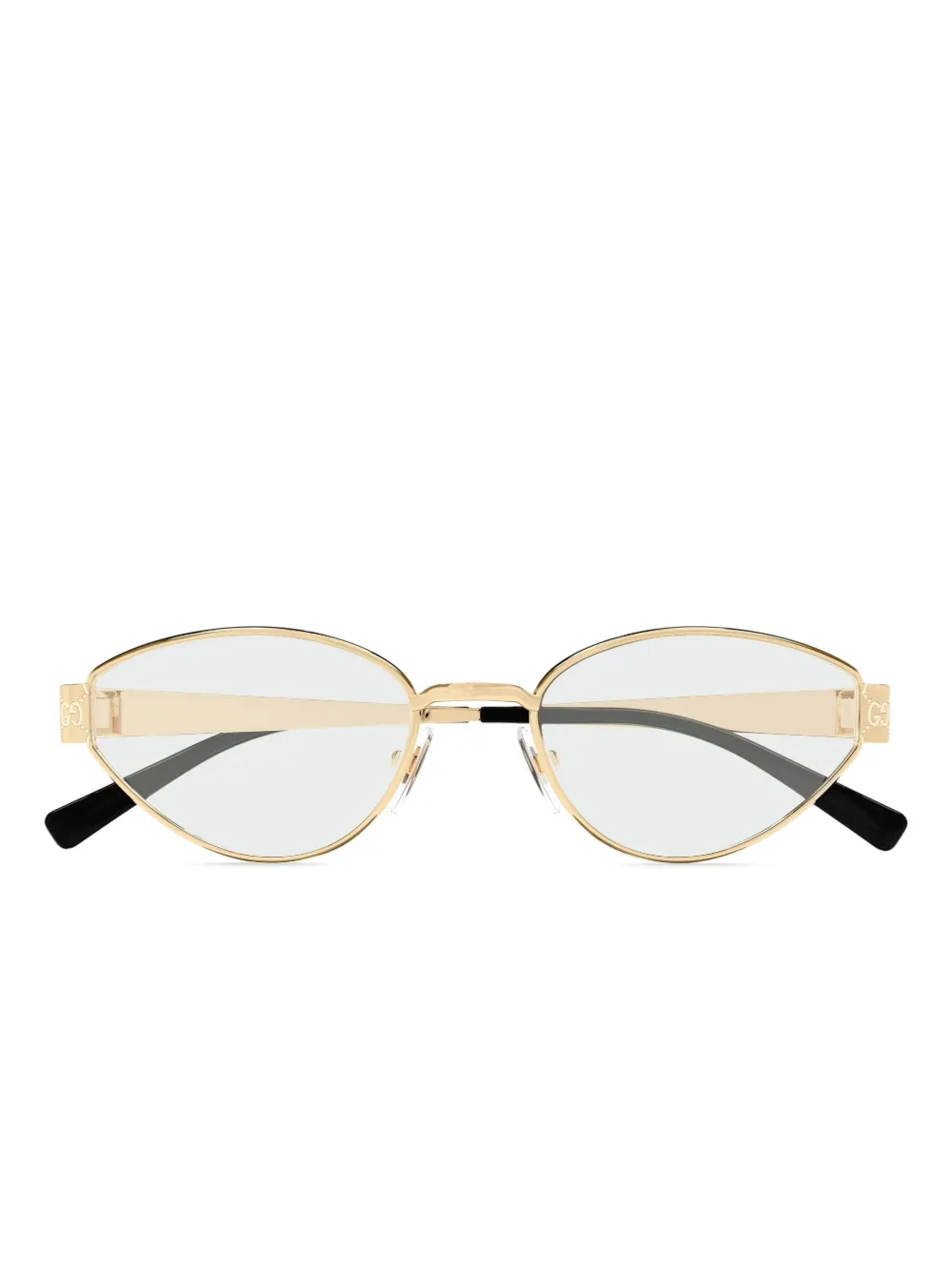 Gucci Eyewear Bril met cat-eye montuur Goud