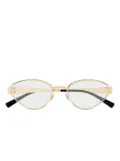 Gucci Eyewear cat-eye frame glasses - Gold
