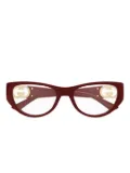 Gucci Eyewear cat-eye frame glasses - Red