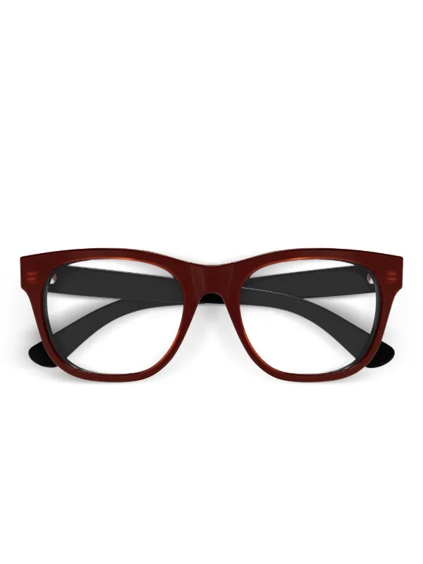 Gucci Eyewear ロゴ 眼鏡フレーム | レッド | FARFETCH JP