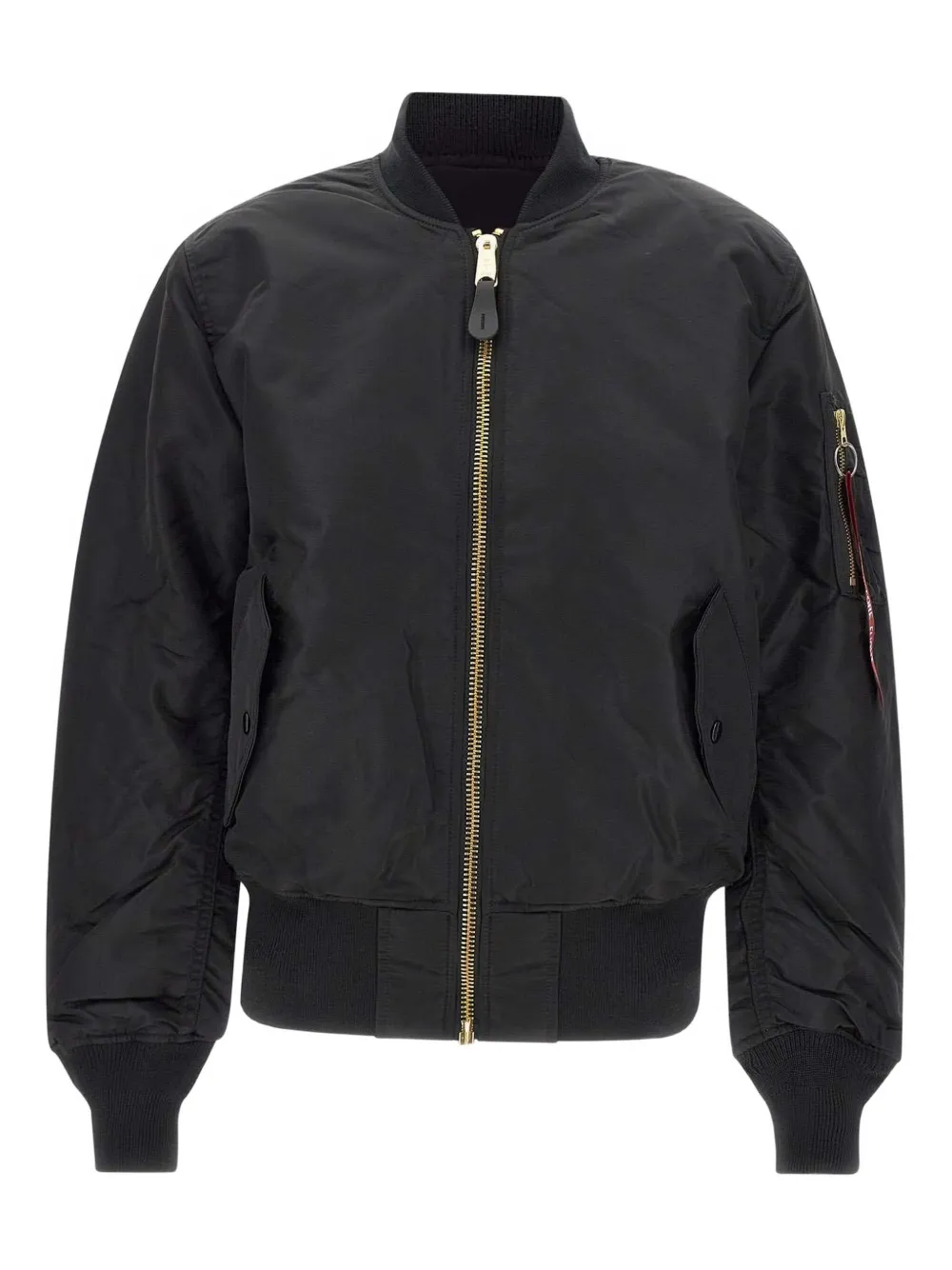 Alpha Industries MA-1 Heritage ボンバージャケット - ブラック Alpha Industries MA-1 Heritage ボンバージャケット - ブラック