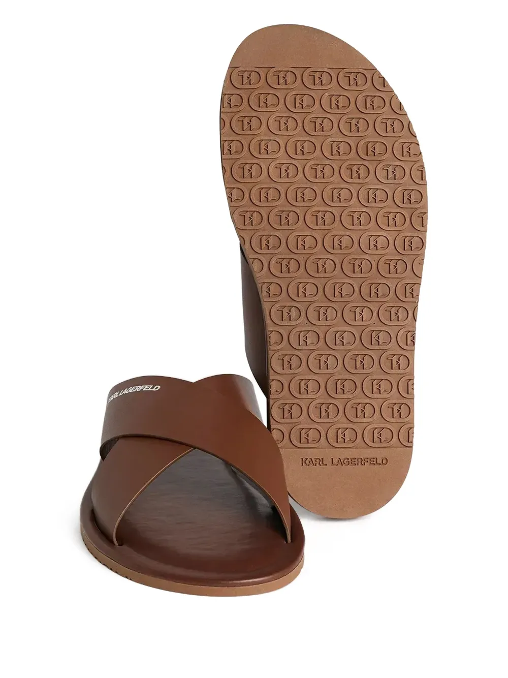 Karl Lagerfeld Kastor III sandals Brown