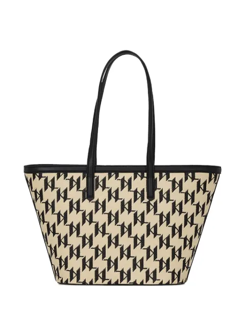 Karl Lagerfeld sac cabas à motif monogrammé