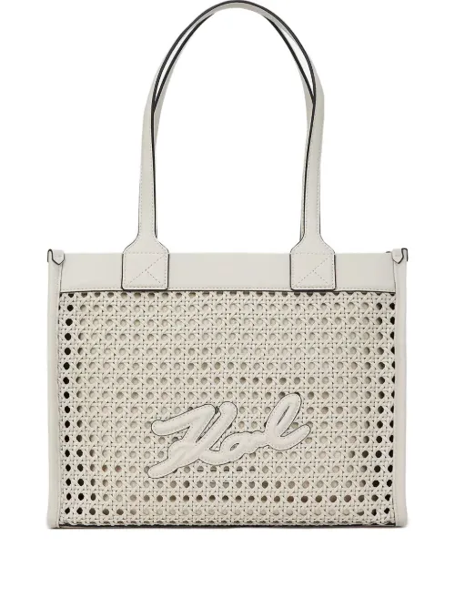 Sac cabas médium à motif K/Skuare - Karl Lagerfeld - Modalova