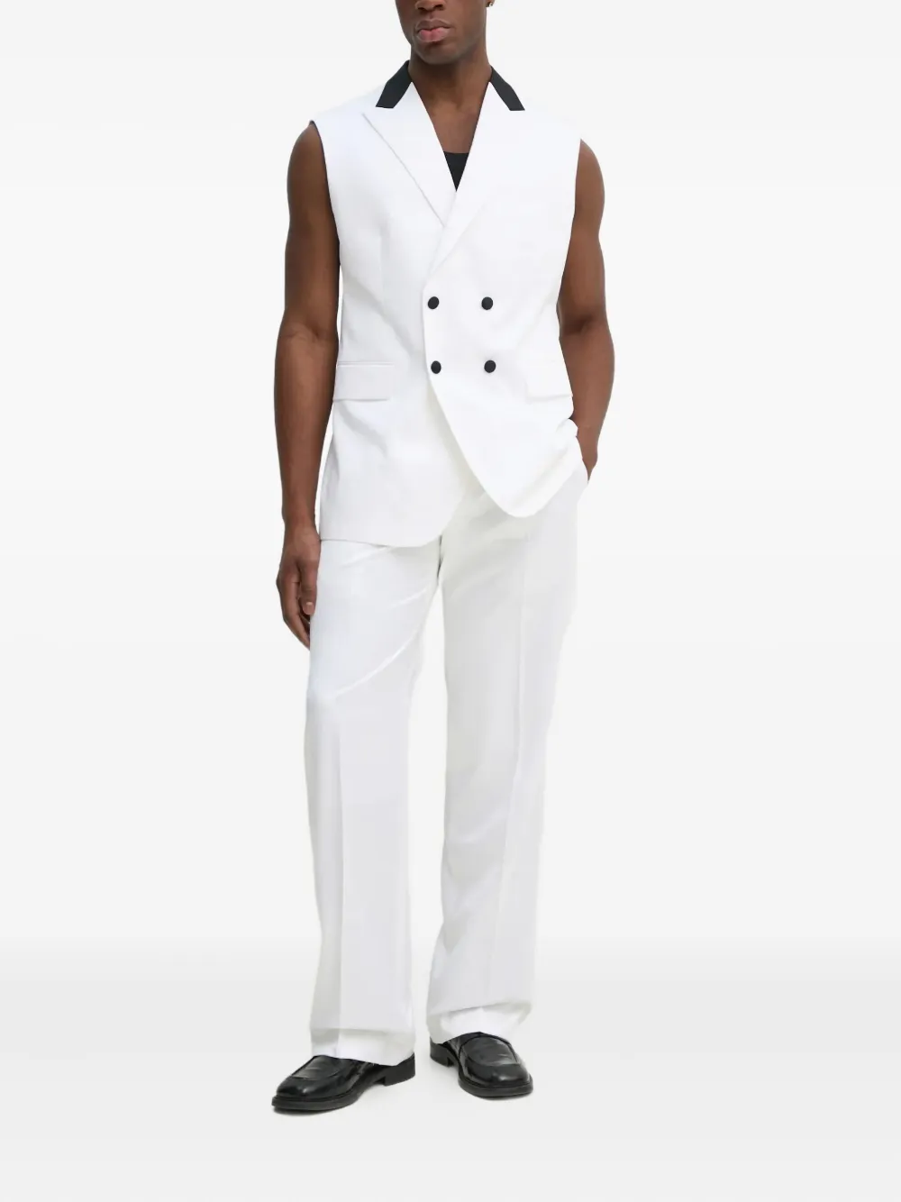 Karl Lagerfeld double-breasted waistcoat | Waistcoats & Gilets | Image 2