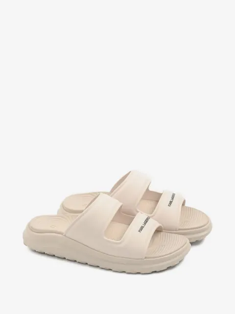 Karl Lagerfeld logo-print slides 