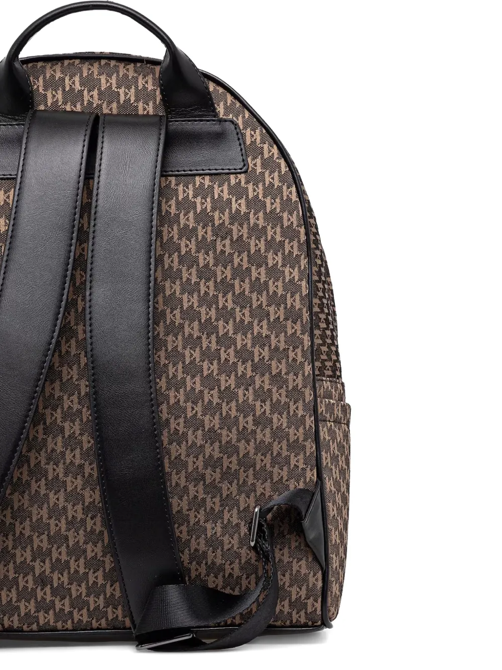 Karl Lagerfeld Rugzak met pied-de-poule print Beige