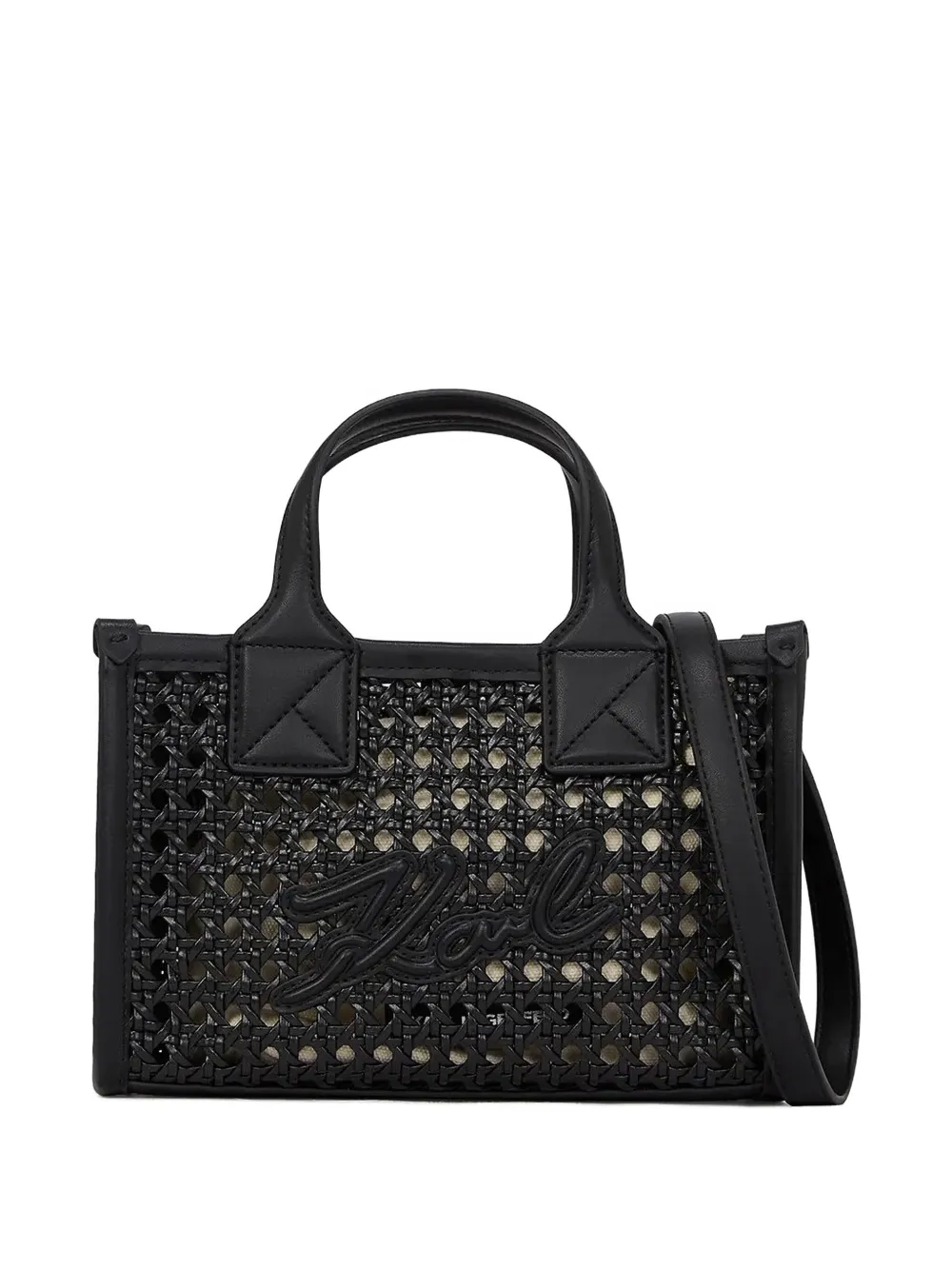 Karl Lagerfeld small K/Skuare tote bag - Zwart