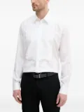 Karl Lagerfeld textured-bib shirt - White