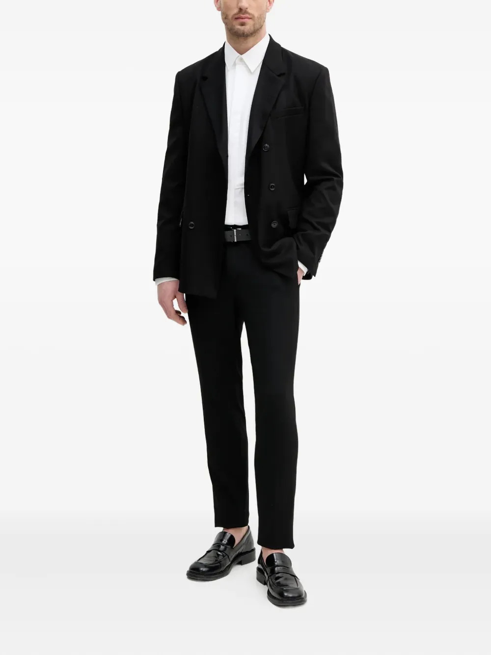 Karl Lagerfeld Overhemd met textuur Wit