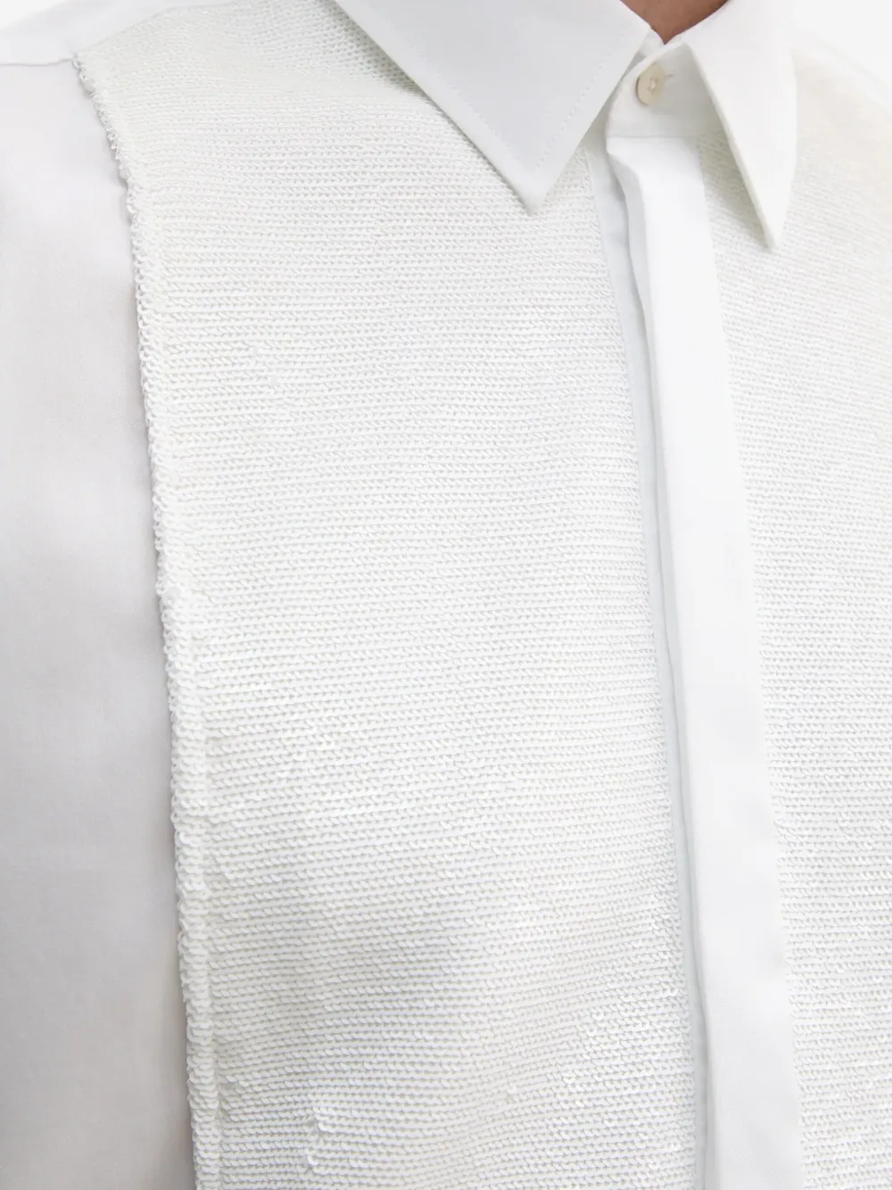 Karl Lagerfeld Overhemd met textuur Wit