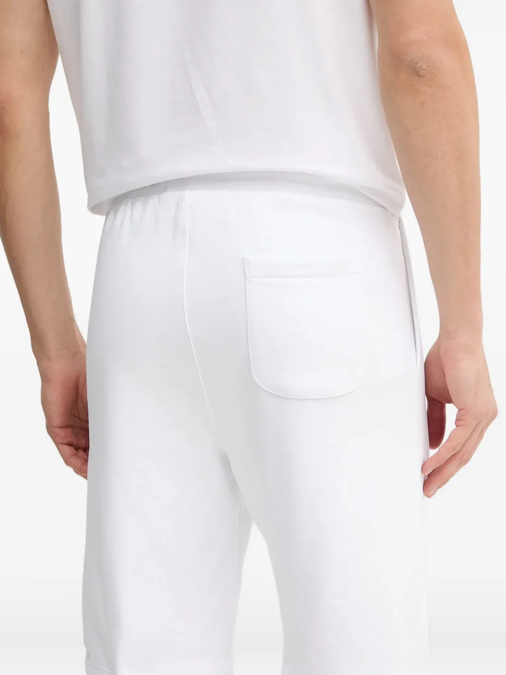 Karl Lagerfeld Shorts met zonnebrilprint Wit