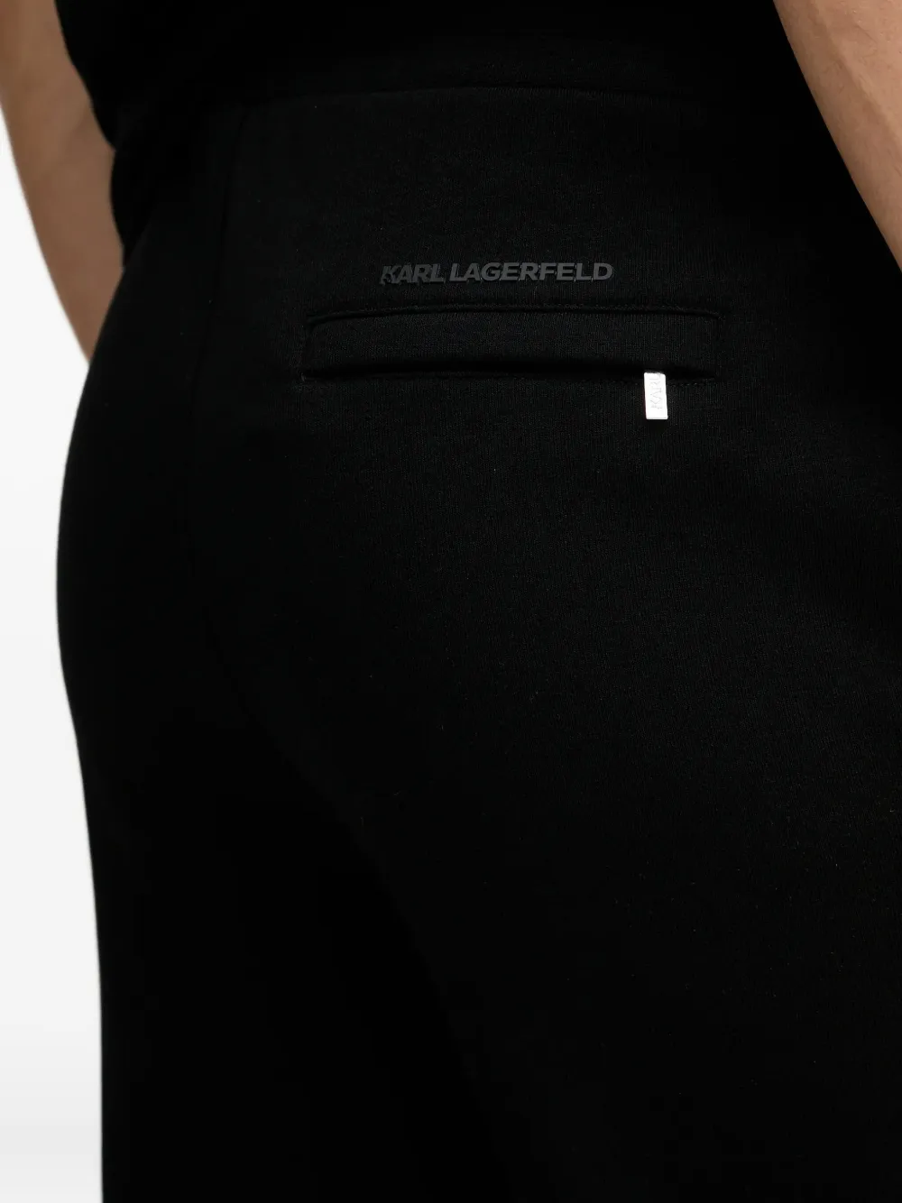 Karl Lagerfeld Trainingsbroek met geborduurd logo Zwart