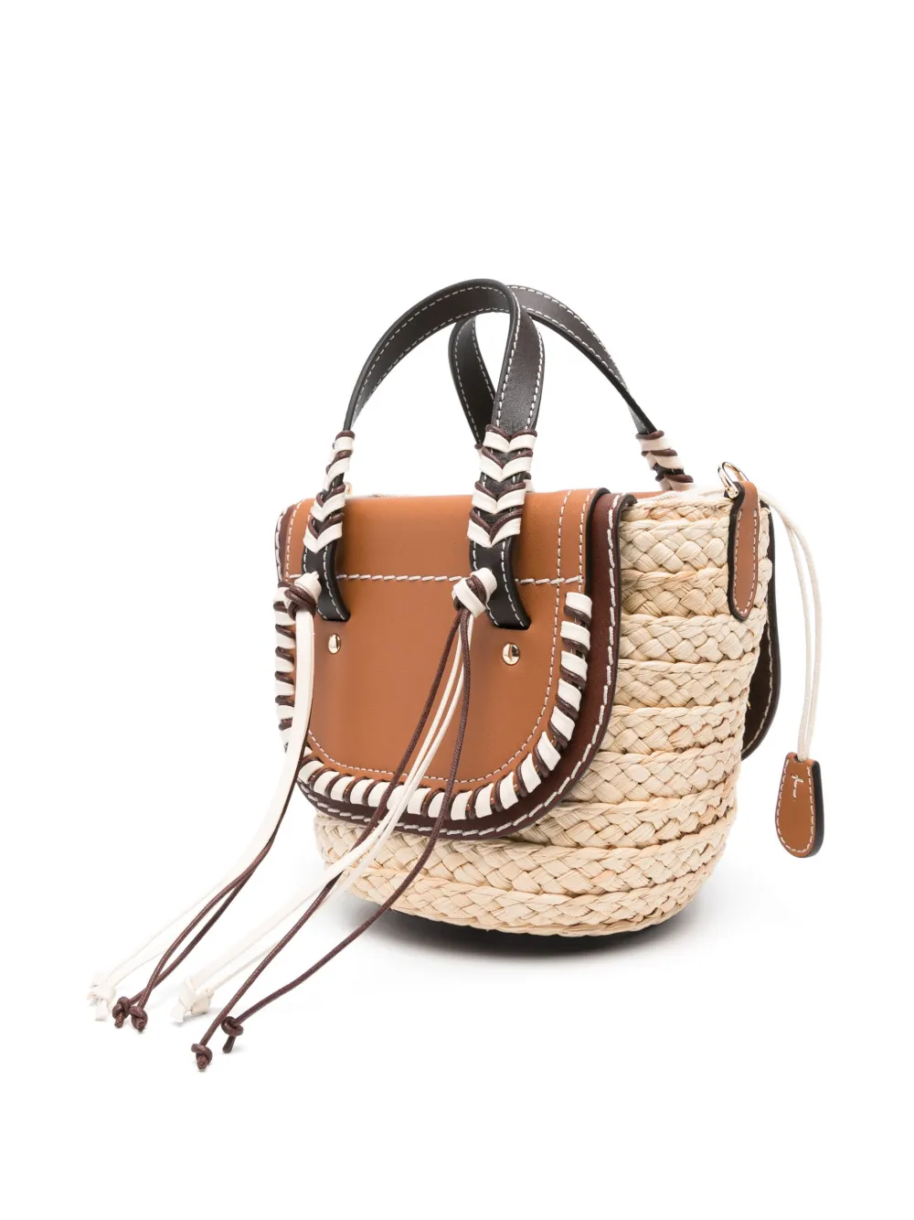 CUBA LAB Habanera Cuoieria bucket-tas Beige