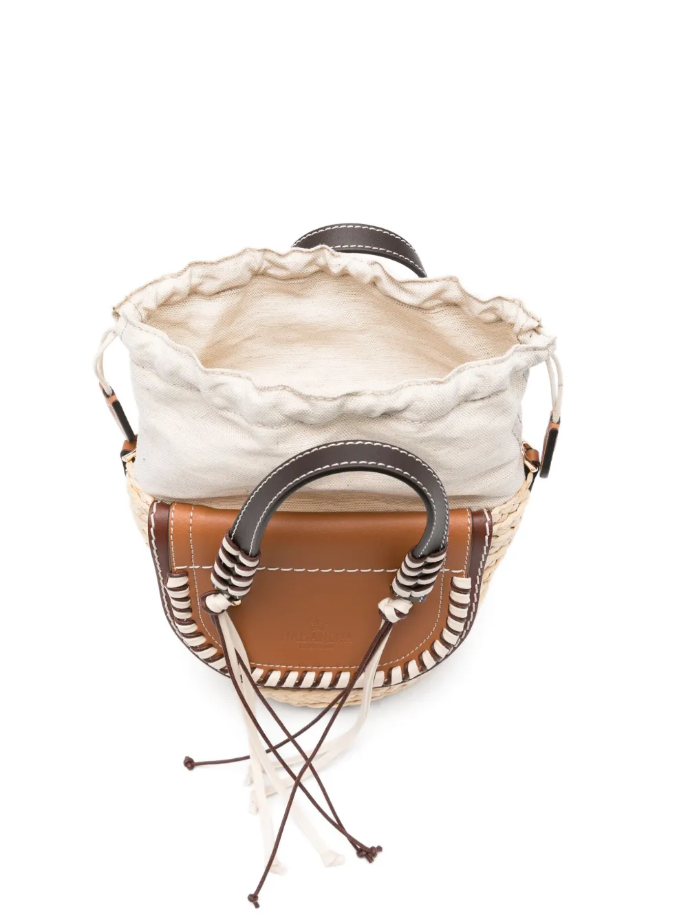 CUBA LAB Habanera Cuoieria bucket-tas Beige