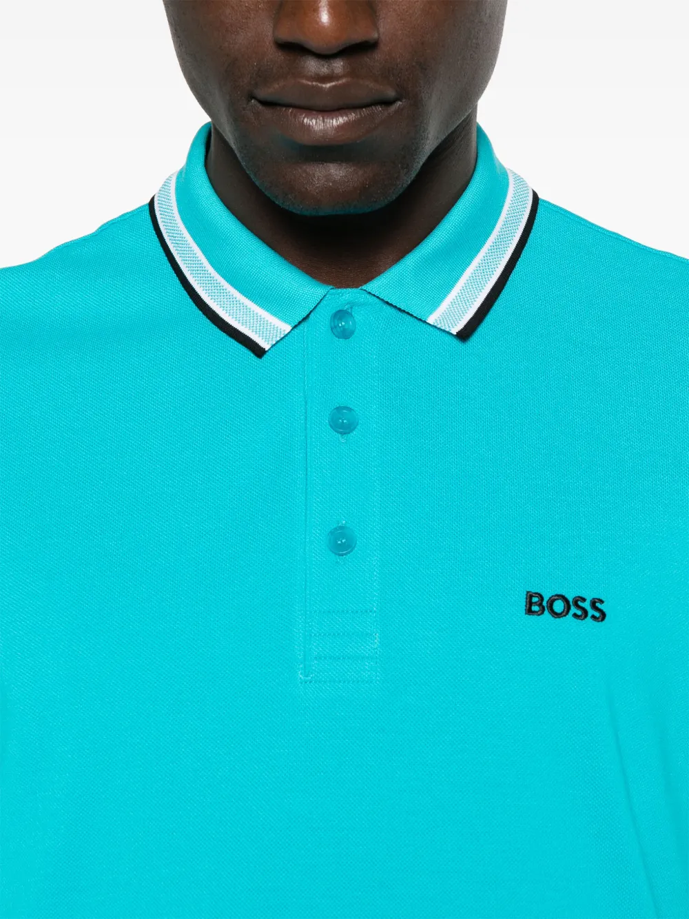 BOSS Paddy poloshirt Blauw