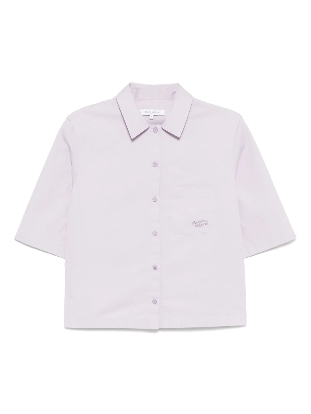 Maison Kitsuné Cropped Boxy Shirt