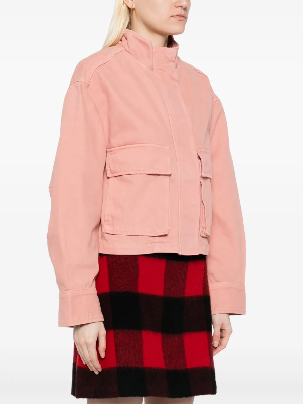 MAISON KITSUNÉ CROPPED WORKWEAR JACKET