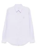 Maison Kitsuné Contour Fox head skate shirt - Purple