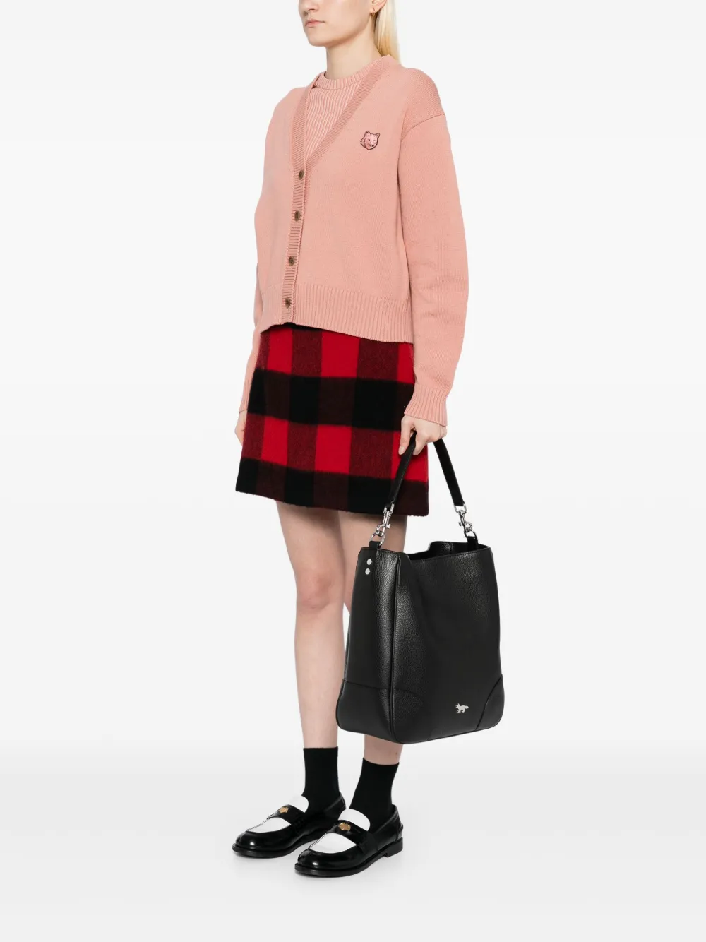 Maison Kitsuné Boogie schoudertas - Zwart