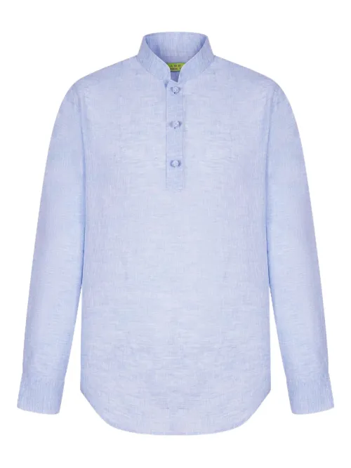 Shanghai Tang chemise Tang - Bleu - Shanghai Tang - Modalova