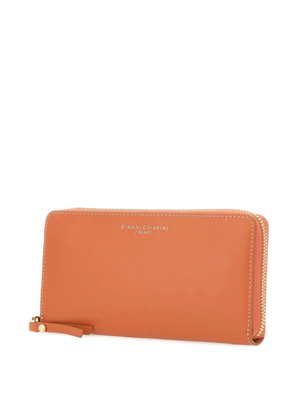 GIANNI CHIARINI Leren portemonnee Oranje