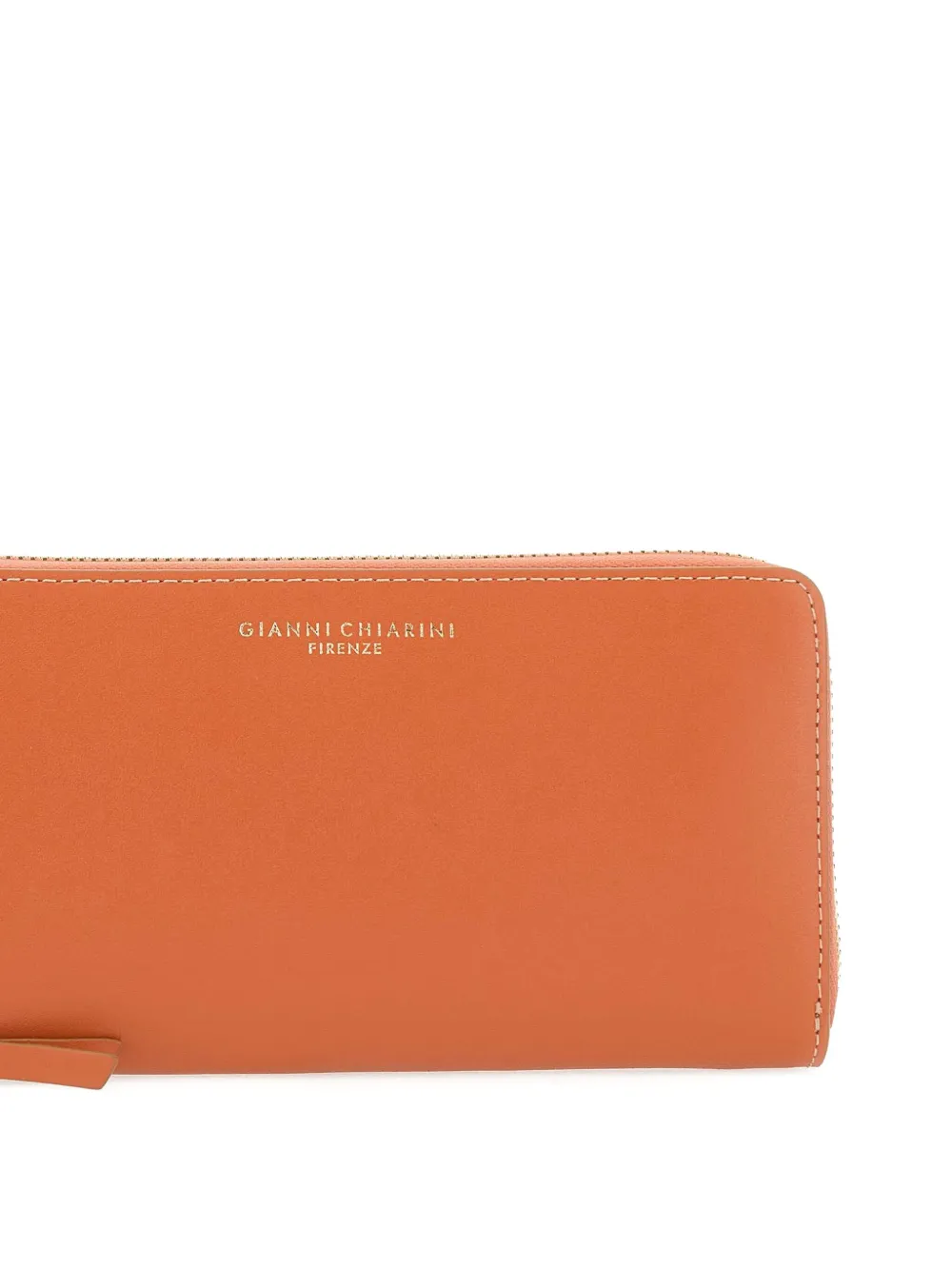 GIANNI CHIARINI Leren portemonnee Oranje