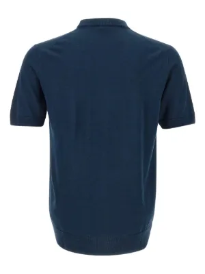 Tシャツ・カットソー Eleventy Eleventy T-shirts and Polos Blue CREW NECK T-SHIRT – Eleventy Milano USA
