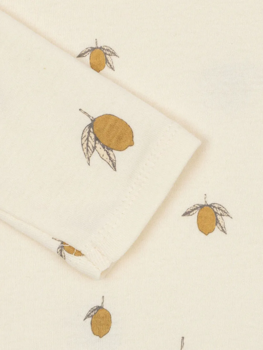 Konges Sløjd Pyjama met citroenprint Beige
